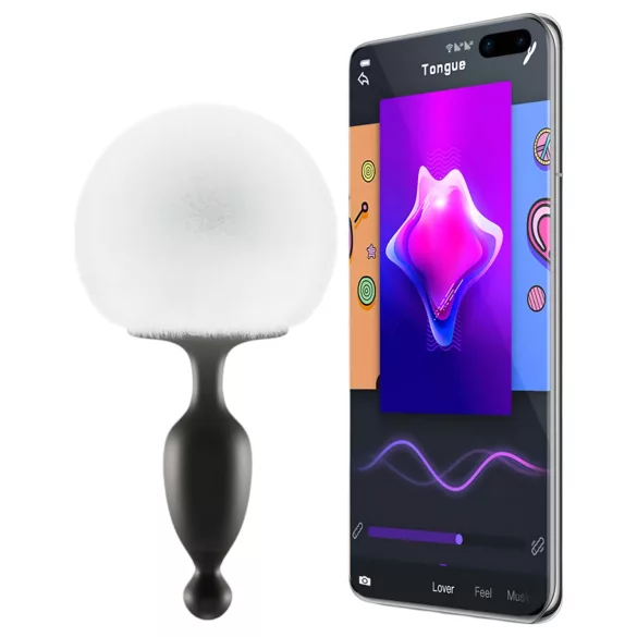 Magic Motion Bunny - Smart White Anal Vibrator with Bunny Tail