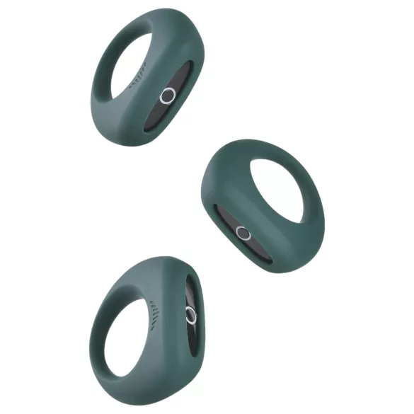 Magic Motion Dante II - App-controlled vibrating penis ring for men (blue)