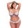 Baci Plus Size - Floral Lace Bra Set (White)