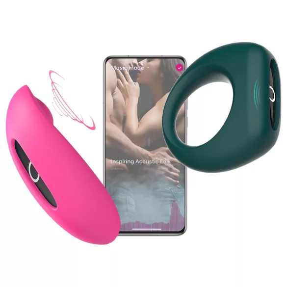 Magic Motion - Couples Vibrator Set (Pink-Green)