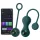 Magic Motion Crystal Duo - Smart Pleasure Balls Set (Green)