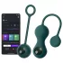 Magic Motion Crystal Duo - Smart Pleasure Balls Set (Green)