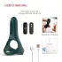 Magic Motion Rise - App-controlled vibrating penis ring for men (green)