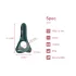 Magic Motion Rise - App-controlled vibrating penis ring for men (green)