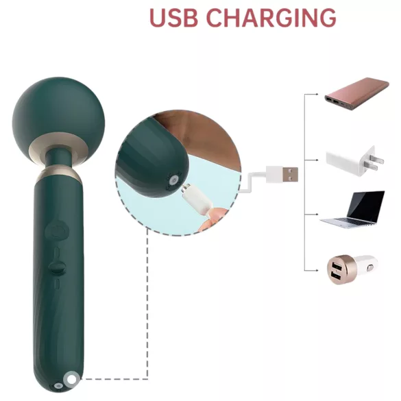 Magic Motion Zenith - Smart Vibrating Massager (Green)