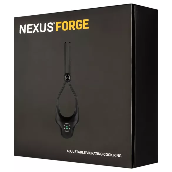 Nexus Forge - Adjustable Vibrating Ring (Black)