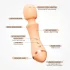 Vush Majesty 2 - rechargeable, waterproof massage vibrator (orange)