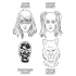 WoodRocket - The World of Fetishes: Adult Coloring Book