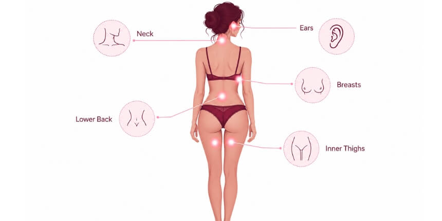 Female Erogenous Zones: A Map of Sensuality | Lovesexshop.ie online sex shop